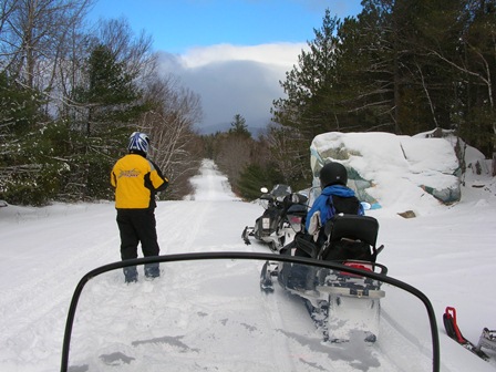 View down the trail